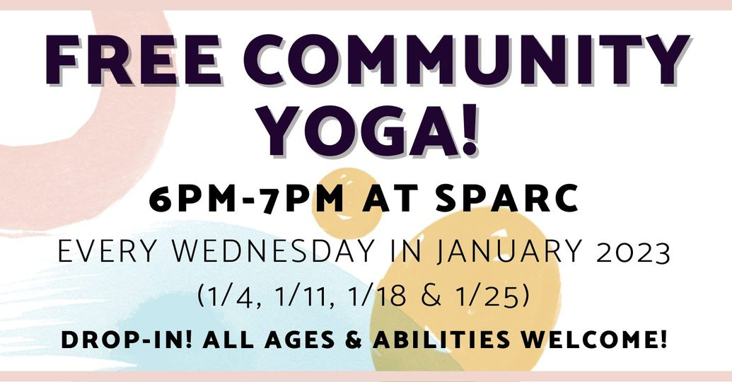 Free Community Yoga flyer